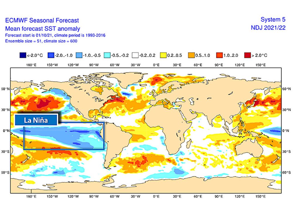 TelchaAosta's tweet photo. INVERNO 2021-2022: NEVE IN ARRIVO? LA NINA WINTER SARÀ PROTAGONISTA!

La Niña incrementerà l’ingresso delle perturbazioni provenienti dall’Atlantico che non troveranno quindi ostacoli di alta pressione. Le previsioni indicano abbondanti nevicate. #telcha #aosta #neve #meteo https://t.co/3oV85BQlct