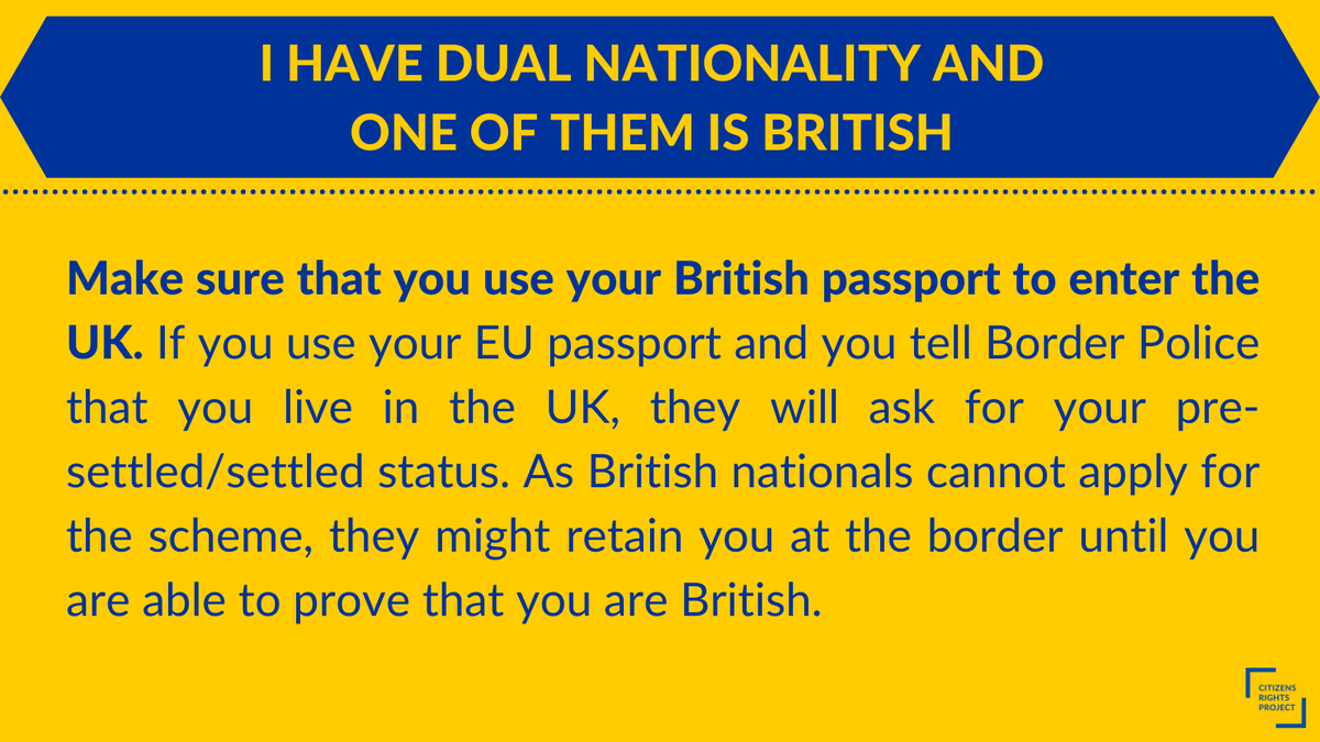 CitzRights's tweet photo. ❗️❗️Calling all EU/EEA/Swiss nationals living in Scotland!
Will you travel during the festive period?
👉Remember that border rules has changed for EU nationals entering the UK after Brexit
Check those pictures to make sure you travel safely, and avoiding surprises at the Border https://t.co/cPbPxaJx0v