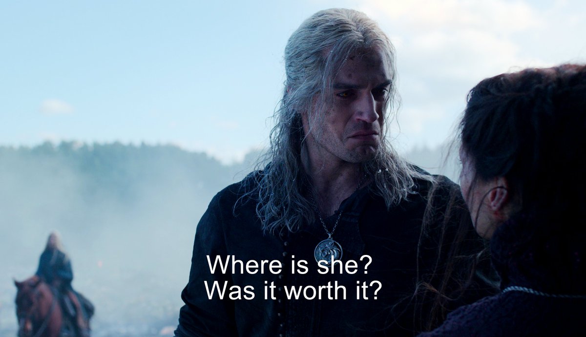 yennefurs's tweet photo. I dreamed of becoming important to someone. Someday #TheWitcher https://t.co/VqBtxFAFav