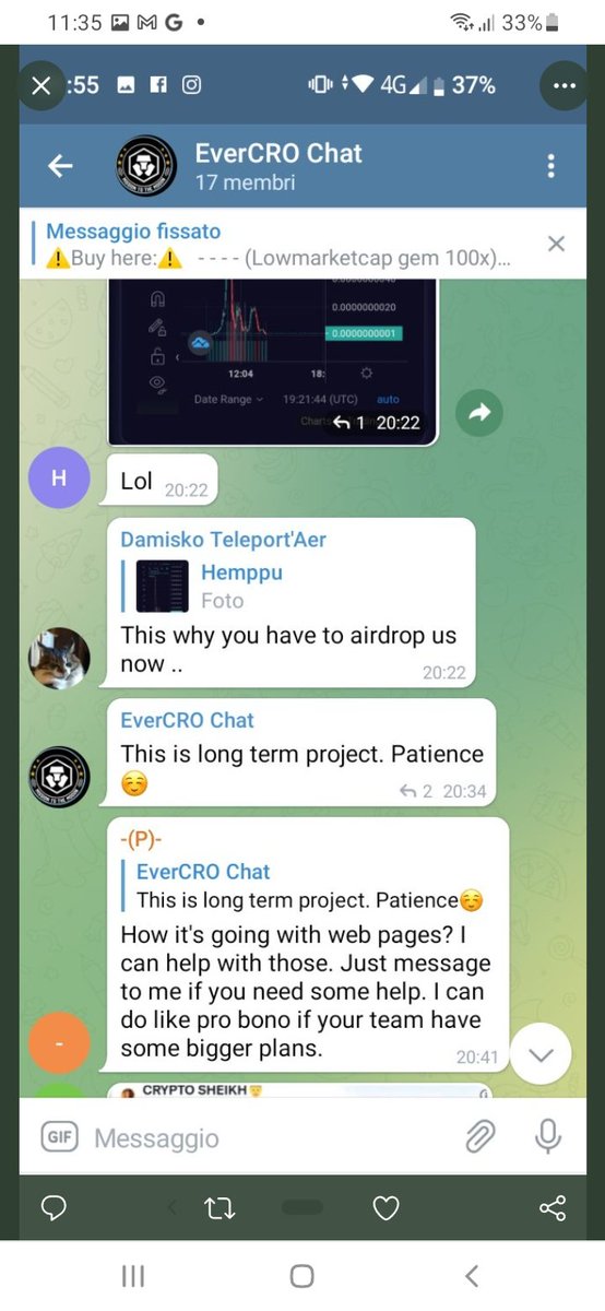 GianVac's tweet photo. @dexscreener dexscreener is scammer, he created evercro that scam then created a second evercro and stole again beware of dexscreener https://t.co/i5YA5DBOrJ