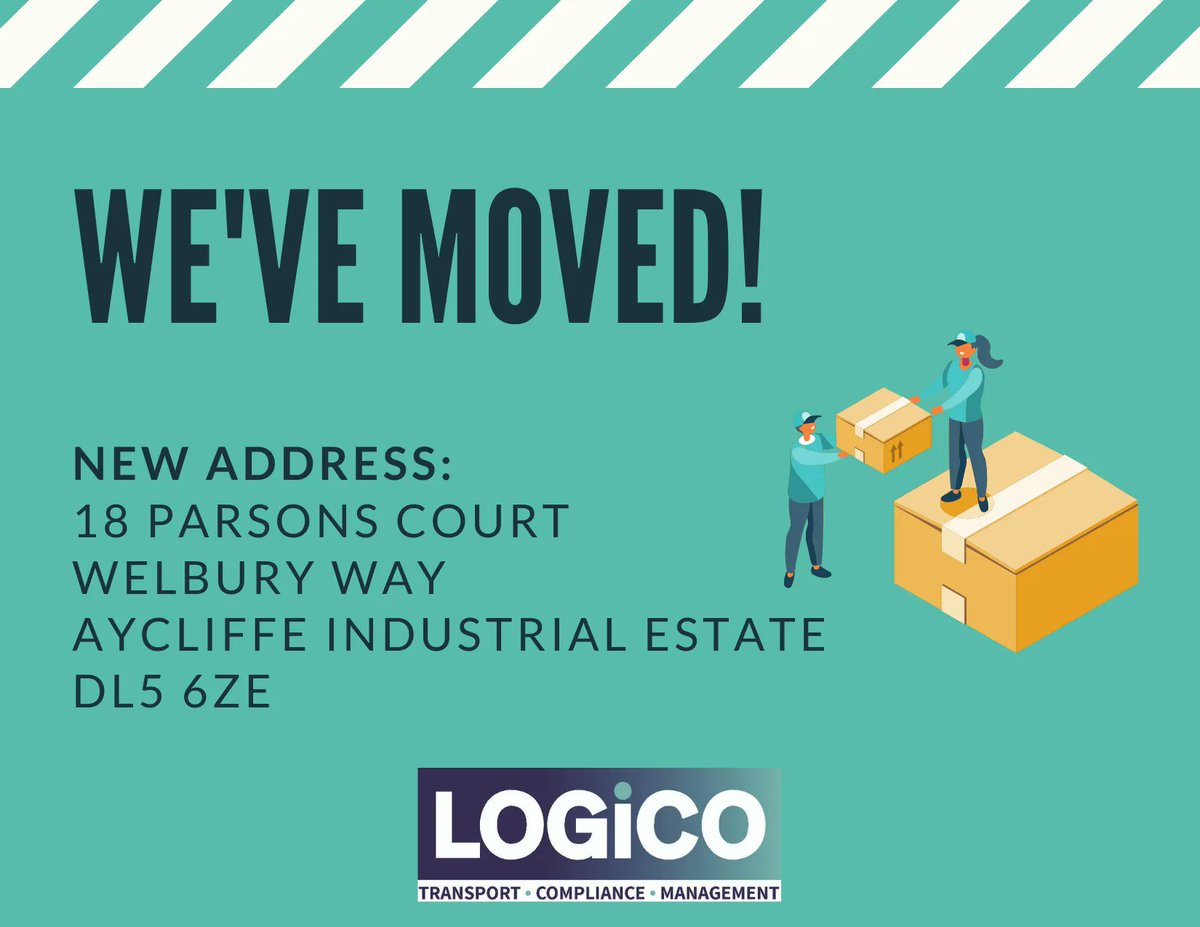 NeLogico's tweet photo. Due to our ongoing growth and expansion, we are delighted to have moved into larger office space in Aycliffe Business Park.
Our new address can be found below 👇
#TeamLogico🚚 https://t.co/HJBypeqJPi