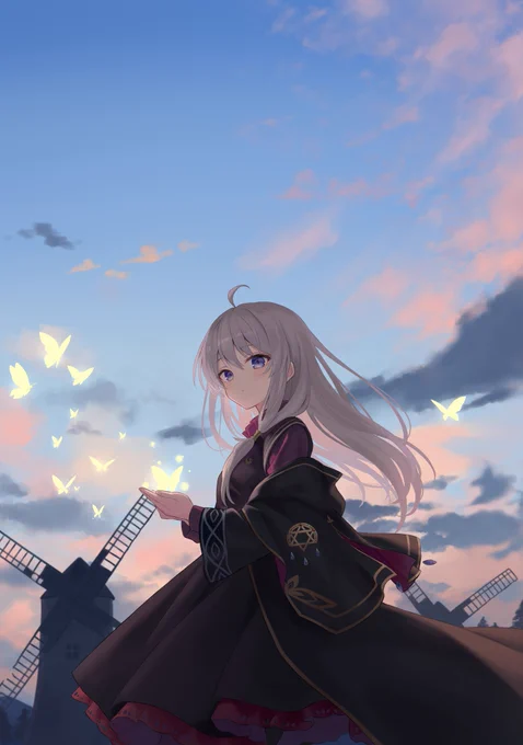 夕暮れ 