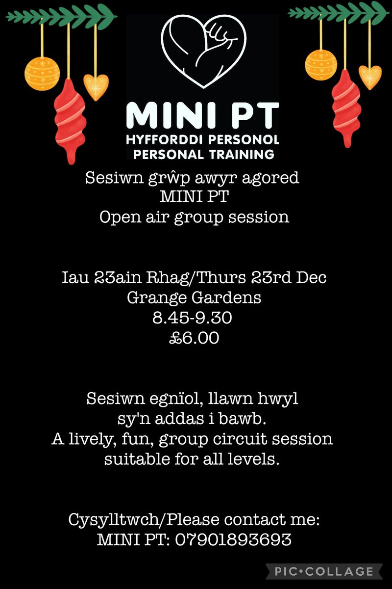 miniptpride's tweet photo. @CRhHamadryadPTA Dewch i gael bach o sbort ac awyr iach!
Come and join the festive fitness fun! https://t.co/aUdYZRstcs