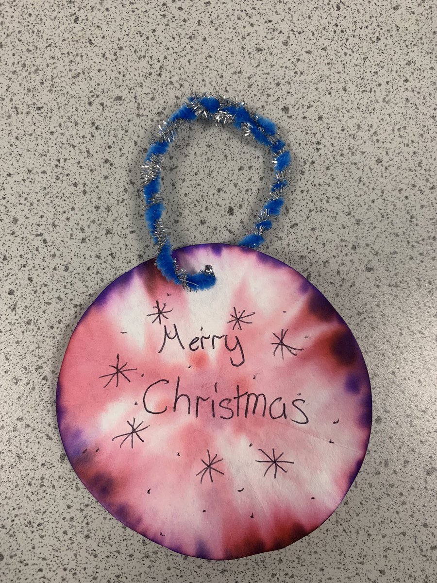2x1 Chromatography Christmas Baubles with Mrs Boyd🎄