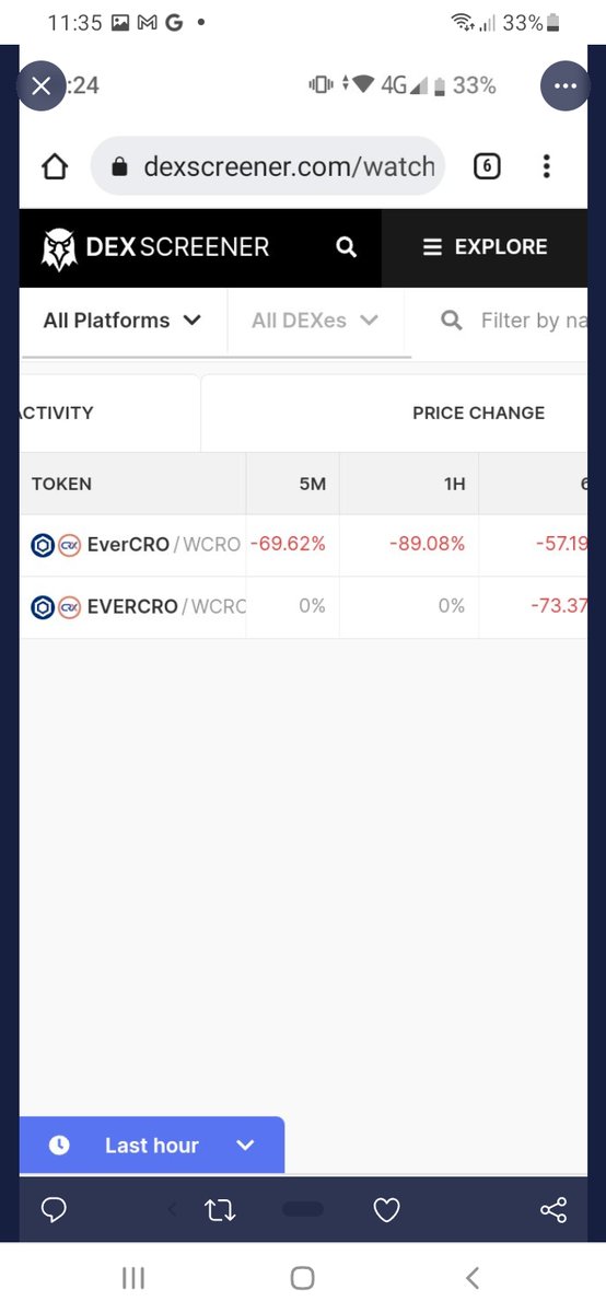 GianVac's tweet photo. @dexscreener and it is useless to block the people you have stolen by creating evercro you have to repair the damage https://t.co/Qz4AJLfqDc