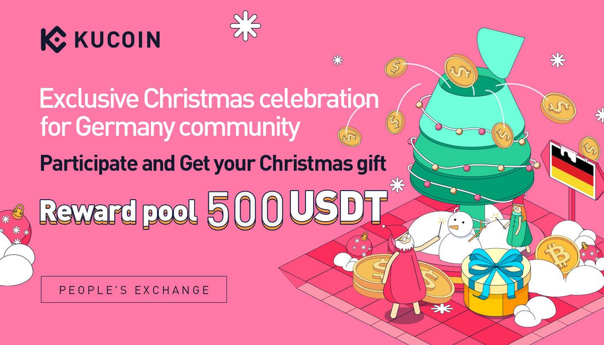 🎄🎄NUR NOCH 3 TAGE BIS WEIHNACHTEN!🎄🎄

Mach mit bei unserer Weihnachtsfeier und gewinne deinen Anteil aus dem 500$ Preispool!

🎁 Join: t.me/kucoin_de
🎁 Join: discord.gg/vAUhwD3tvB
🎁 Poste ein Foto zum Thema: "Weihnachtsgefühle"

<a href="/coinkit_/">CoinKit</a> mon 10 200 BTC