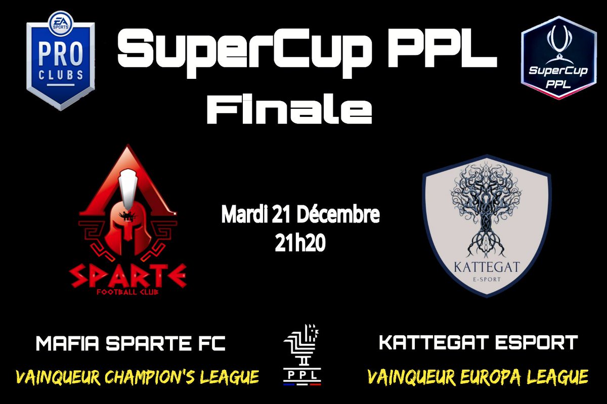 🇪🇺SUPERCUP PPL🇪🇺

Rendez-vous ce soir 21h20 pour la finale de nôtre #SuperCupPPL !
(saison 8)

 🖥youtube.com/watch?v=YKz4jE…

Bonne finale aux 2 équipes que la meilleur gagne👊💪
#Fifa22  #ClubPro #ps4  #LiguePPL <a href="/RTduCP/">RT du Club Pro</a> <a href="/rtducp1/">𝐑𝐓_𝐄𝐒𝐏𝐎𝐑𝐓</a> @ILOVEPROCLUB1 <a href="/GamingRTweeters/">Gaming RTs</a> <a href="/EsportsTweeter/">Esports RTs</a>