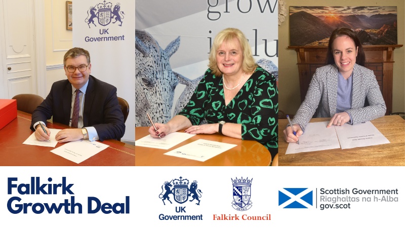 The Falkirk Growth Deal is set to bring £1bn investment and 2,000 jobs to the area 🌱

11 transformative projects will make up an Investment Zone, focusing on innovation in industry and creating great places.

Read more ➡️ bit.ly/3eassvt