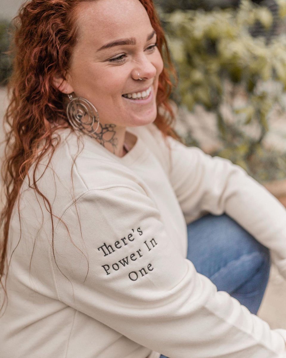 WeAreZizo's tweet photo. THERE’S POWER IN ONE ☝️🌎🌱 
@Zizo_IrishBrand has joined forces with the team at @wearereuzi to launch their very own ‘The Power of One’ Collection. Together we have designed a range of gender neutral hoodies and sweatshirts.
#acorns7 #goingforgrowth #irishwomeninbusiness #irish https://t.co/KrViKC1AGj