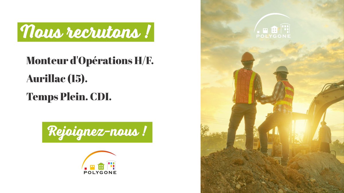 PolygoneSA's tweet photo. Offre #emploi 💼 : temps plein, CDI.
📌 #Aurillac (15)
🚧 Monteur d'Opérations H/F.
👉 Pour postuler : https://t.co/CNDvGk6pVI https://t.co/lwgiWif7QW