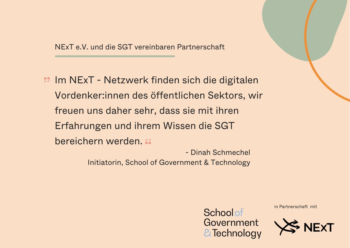 School of Government & Technology tweet media