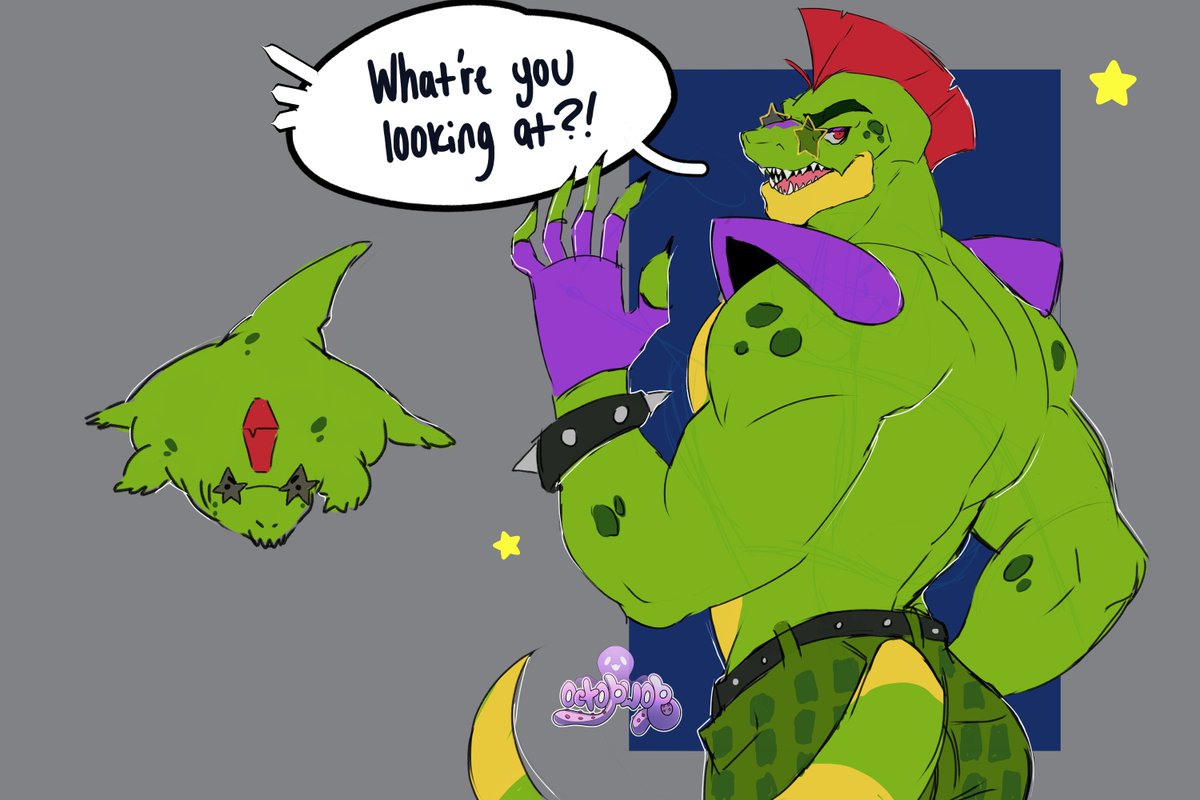 Octopwop1's tweet photo. Montgomery Gator doodles! 🐊✨

#montgomerygator #fnafsecuritybreach https://t.co/49SgDVa3Ir