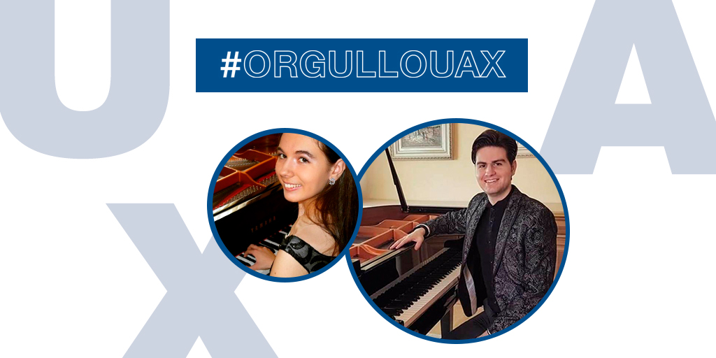 uaxuniversidad's tweet photo. Hoy es un #FelizMartes 🙂 @SoyNoeliaNavas, estudiante #UAX, y su hermano @_NAVAS13_, alumni UAX, han sido premiados en el Festival Concurso Internacional de Piano Villahermosa de México. ¡Felicidades! Sois #OrgulloUAX #Música https://t.co/73ez9plyVN