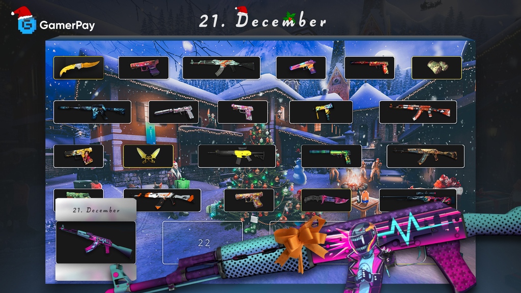 GamerPayGG's tweet photo. Happy 21st of December 🎄 
Today we are giving away this AK-47 | Neon Rider in MW.

To enter, simply:
✨Retweet this post
✨Follow @GamerPayGG

Winner is rolled tomorrow evening. https://t.co/SuuzR06bNK