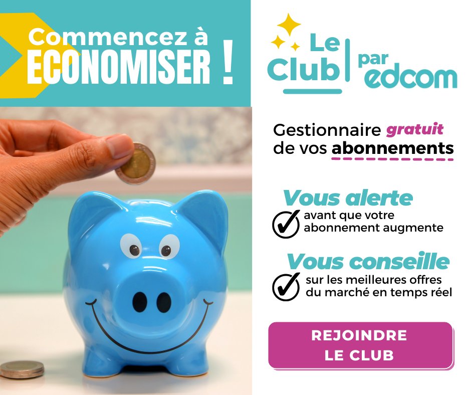 ⚡ Envie d'être alerté avant que votre forfait augmente ?
Rejoignez Le Club ✨ inscription gratuite en un clic juste ici 👉 edcom.fr/club/
#promotion #forfaits #gestiondebudget #economies