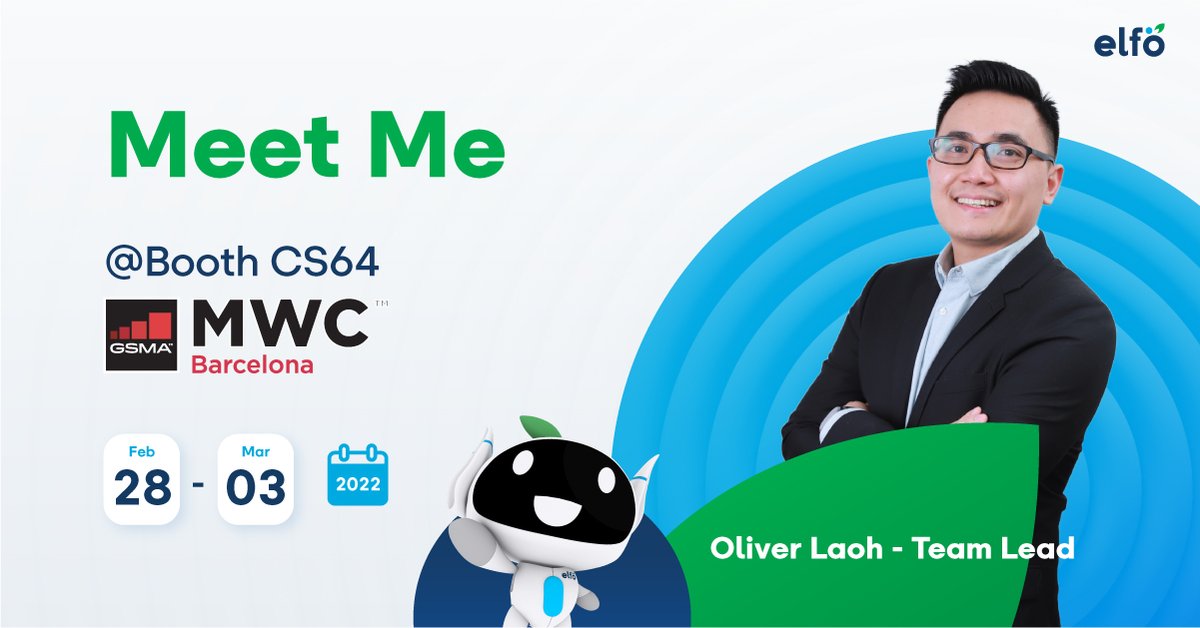 elfodotcom's tweet photo. France has Oliver Giroud. Germany has Oliver Kahn. elfo has Oliver Laoh, meet our Team Lead at MWC Barcelona 2022.

Head over to this link and set an appointment now:
https://t.co/BZxxF60Gel

#elfo #elfoatmwc #mwcbarcelona2022 #ticketgiveaway #mwcbarcelona2022ticketgiveaway https://t.co/eHTBehWLlE