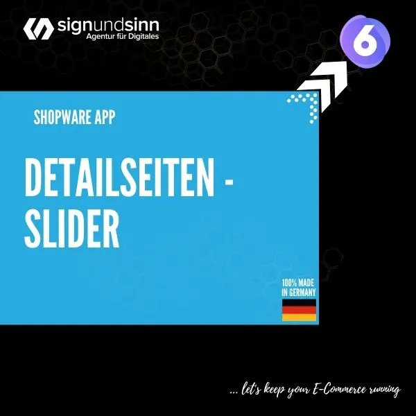 Der Detailseiten-Slider von signundsinn zeigt zwei Bilder gleichzeitig nebeneinander an. Die Kaufoptionen ("In den Warenkorb") sind in der Mitte zwischen den beiden Bildern zu sehen.
buff.ly/3oWOgkz