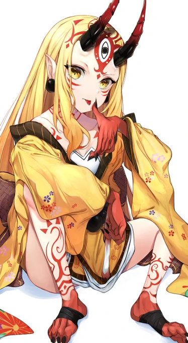 食事中の茨木童子

#FGO 