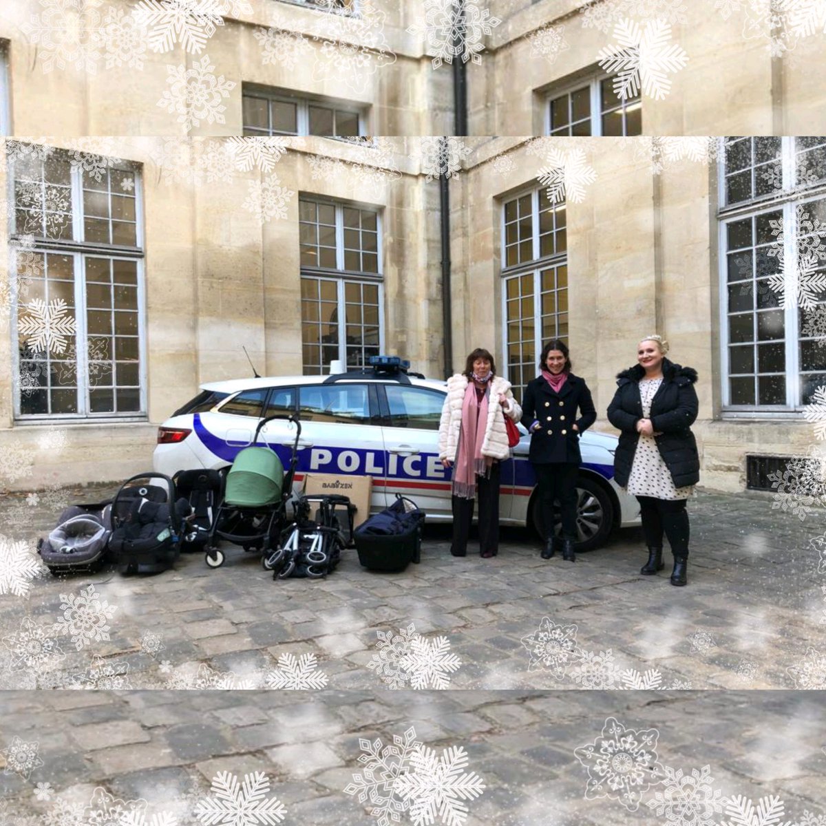 PoliceNat78000's tweet photo. [#UtilesAuxAutres]Le commissariat de #Versailles fait don de poussettes et de landaus voués à la destruction au centre maternelle de Porchefontaine qui se chargera de les remettre à des mères isolées du centre d'accueil mère-enfant.😉 https://t.co/t9Yef2Rbqx