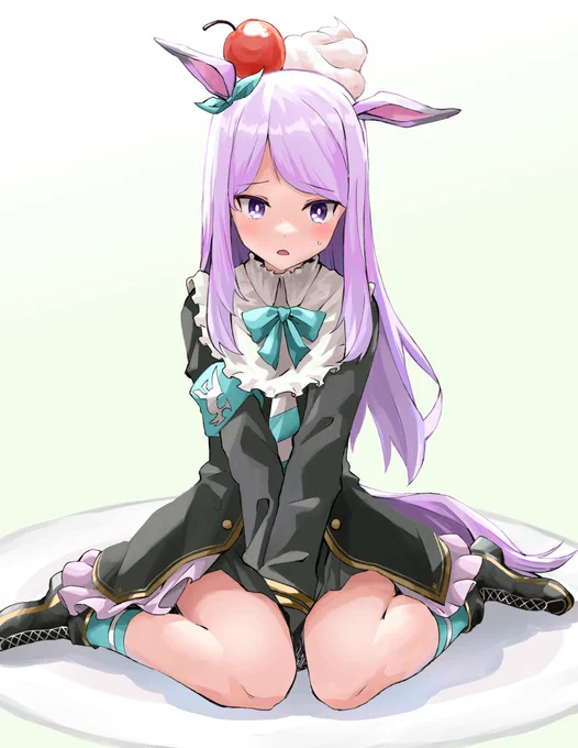 「ゴルシちゃんオリジナル新商品、マックイーン・パフェの完成だァ!」
「なんなんですの???」
#ウマ娘 