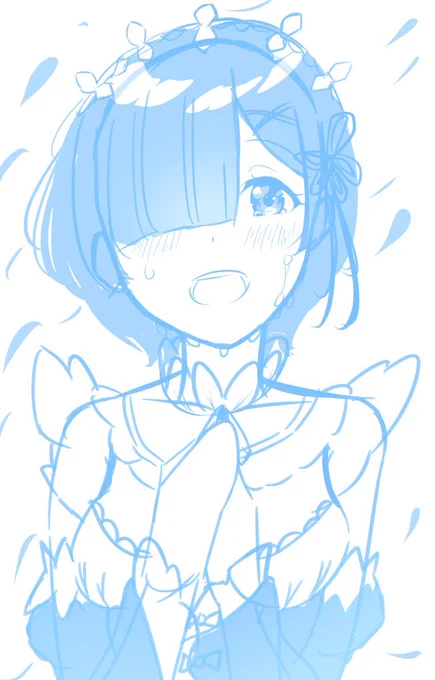 レム落書き 