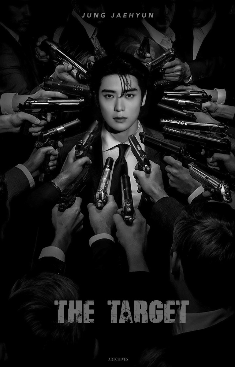 nct_artchives's tweet photo. “THE TARGET” New Upcoming Movie Poster. starring, Jung Jaehyun.

Manifesting another acting project for Jaehyun. 
#JAEHYUN #재현 https://t.co/CwvEKK1vym
