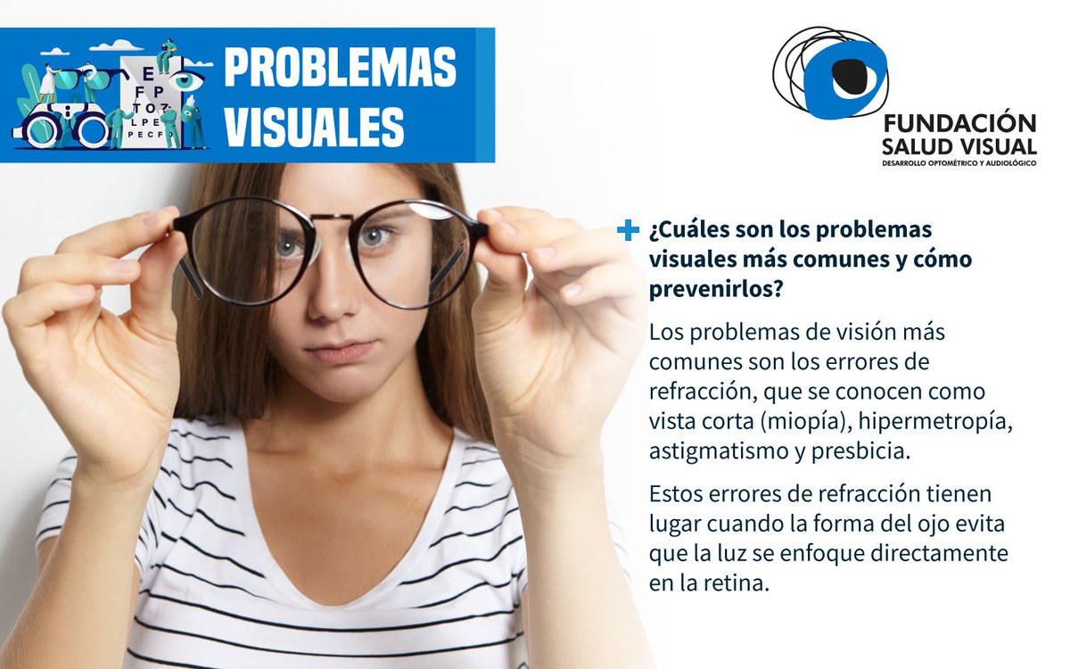 funsavi's tweet photo. La mejor forma de prevención es acudir a tu óptico-optometrista si sospechas que empiezas a perder calidad de visión. No obstante, lo recomendable es acudir a un establecimiento sanitario de óptica al menos una vez al año. 🤓🔍✍️ https://t.co/65OUMh4iQ6