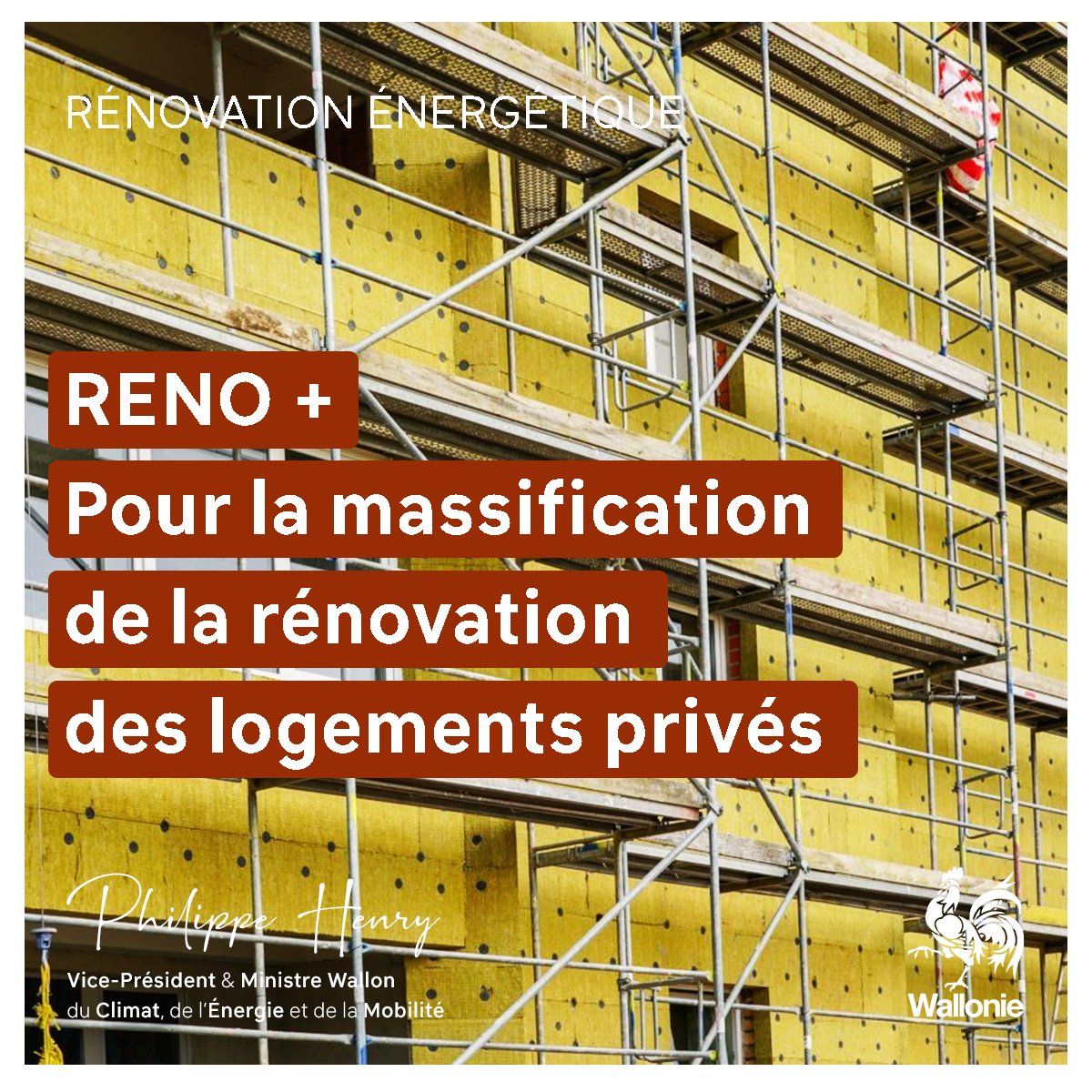 phh_Henry's tweet photo. RENO+, un projet pilote pour accélérer et massifier la #renovation de logements privés en #Wallonie ! 🏘
+ de rénovation et - de consommation énergétique = + d’économies et + de confort pour les ménages 👌
➡ https://t.co/ksEgCYnaG6 https://t.co/iUdfv3N8Jg