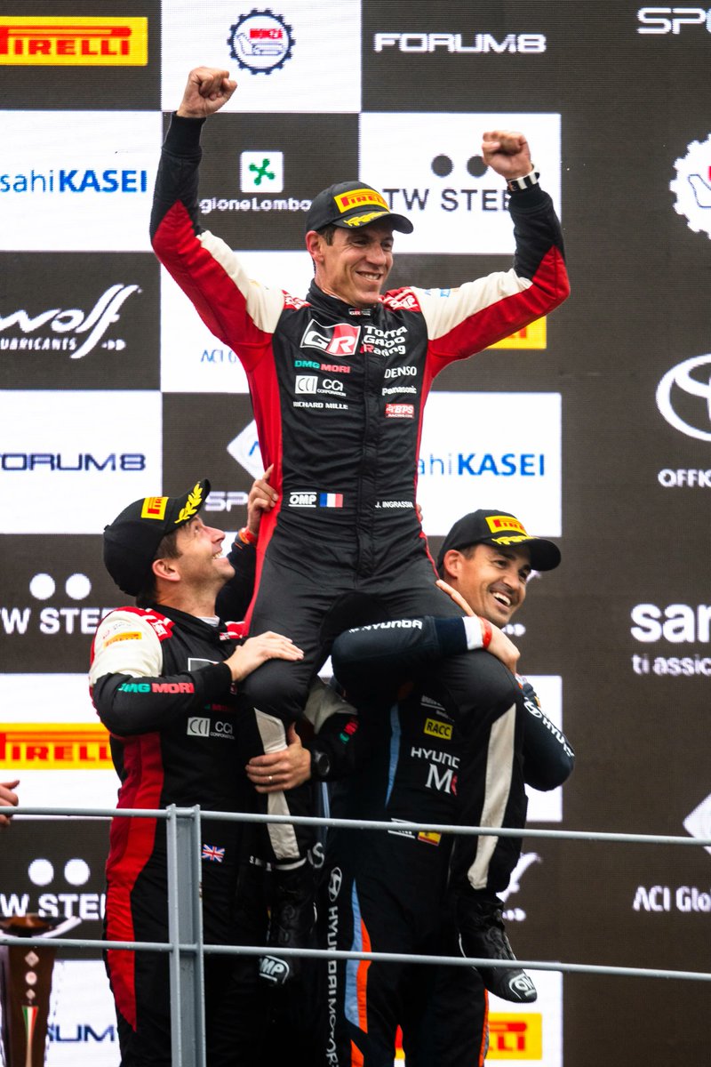 Standing ovation for Julien.
#wrc #acirallymonza