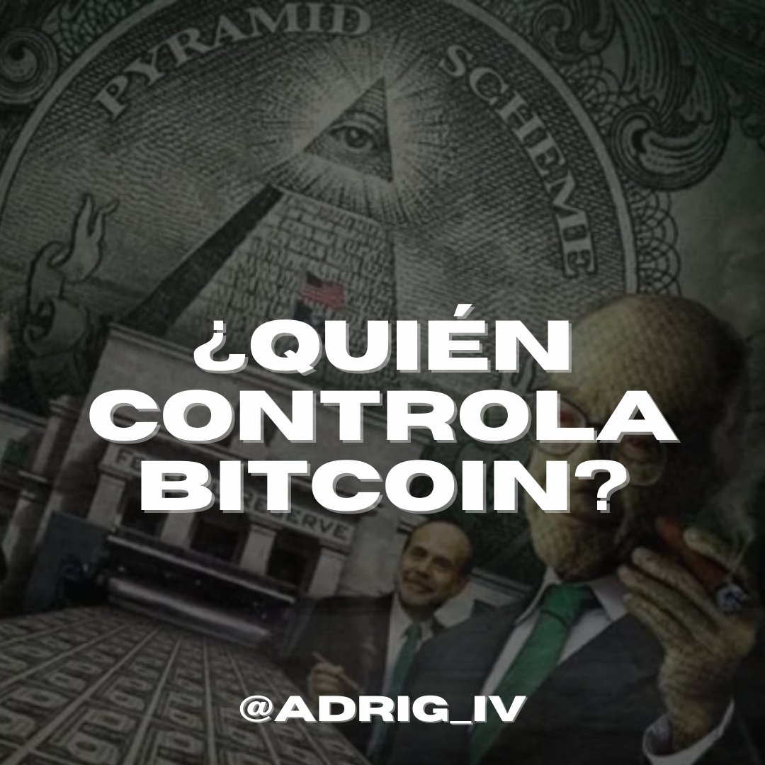 Buenos días peñita. 👋🏼 ¿Alguna vez te has preguntado quién controla  Bitcoin? Vamos a descubrirlo.... - adrig | crypto & fx trader | Rattibha