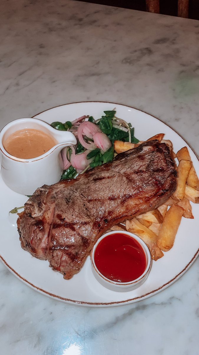 Good news, our kitchen is back open today and we are so ready to serve you our delicious food. 

Not tried our famous Owton's dry-aged 12oz sirloin steak with triple cooked chips, watercress &amp; pickled shallot salad &amp; peppercorn sauce yet? Then pop by today and give it a try 😍