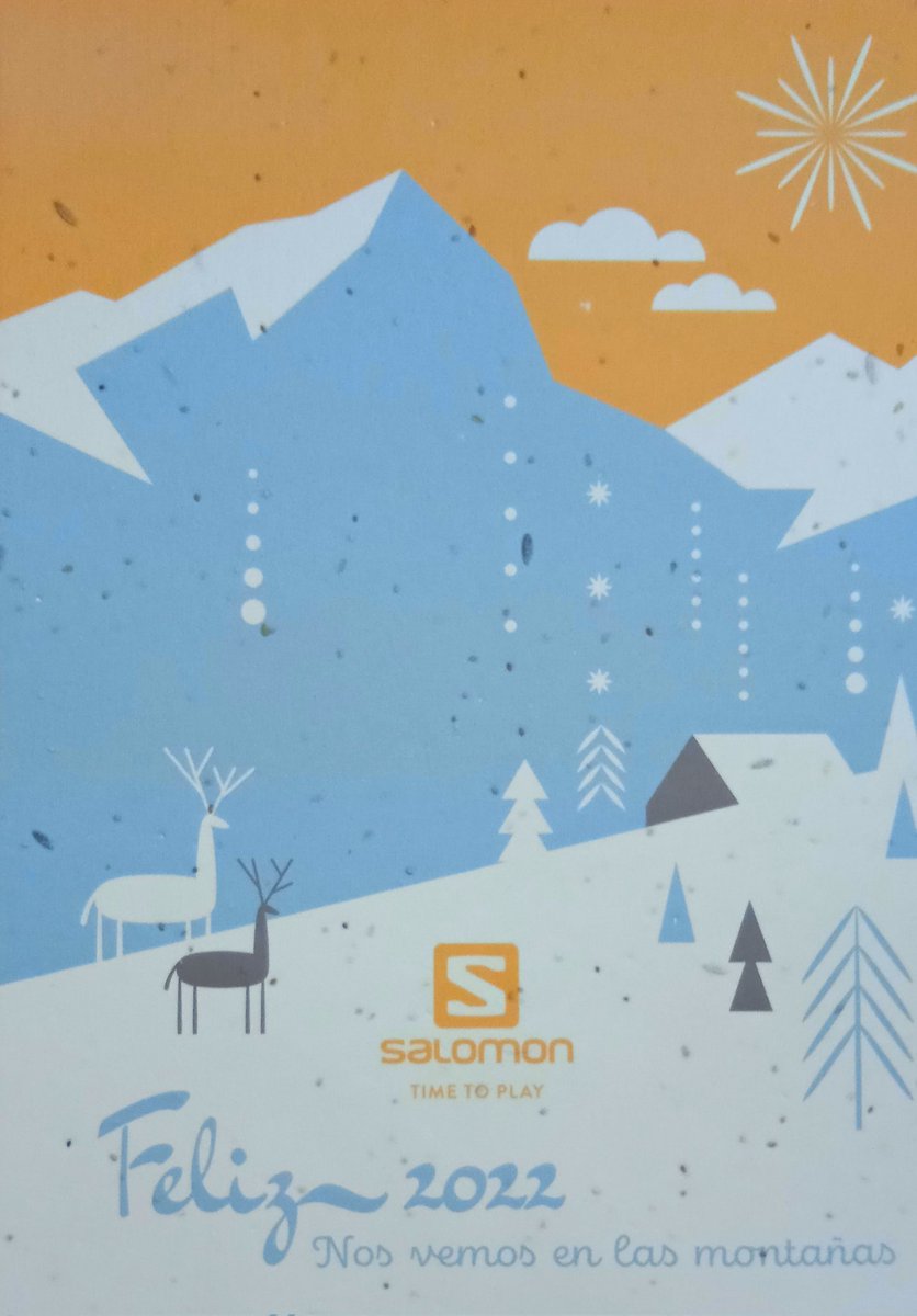 TrailAndalucia's tweet photo. Recibimos una felicitación navideña de @Salomon_Spain muy especial.
#TimeToPlay #Playminded
#SiembraSueños Siembra tus mejores deseos para 2022. 😍😍.
Felicidades Fiestas. https://t.co/Gv3qitbTdE