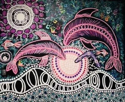 Mural at Inala Qld ❤️👣🪃✊🏽