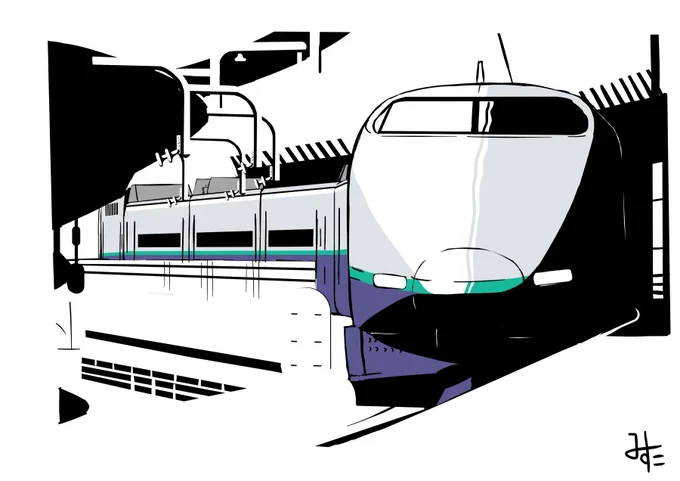 トンチキなでんぐるま絵ばっか描いていると「変な絵描く人」にしか認識されないからみんなしっかりした絵を描けよな。俺はこのまま走り続けるわ。 