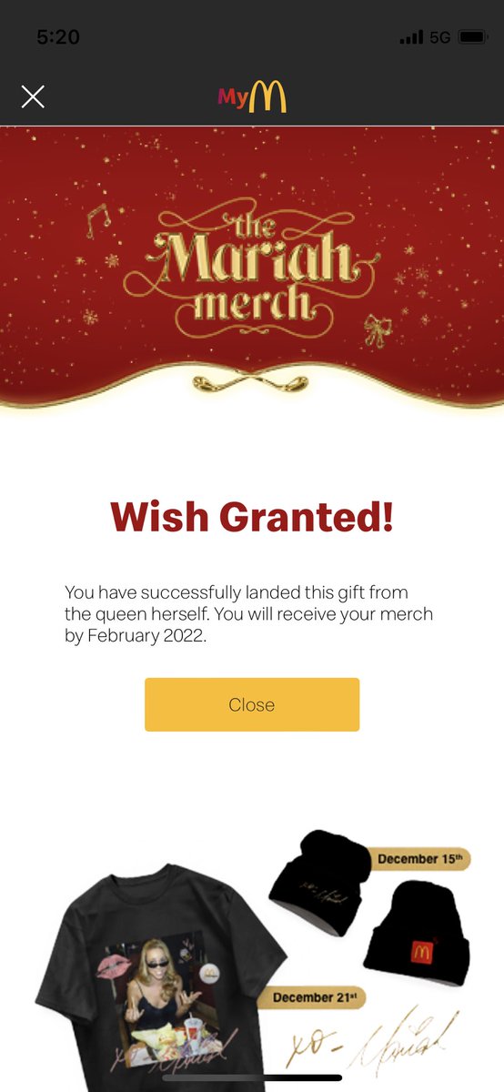 bakedessentials's tweet image. Woke up a couple hours early to be sure I got this fabulous gift from our queen, @MariahCarey 🐑❤️ and @McDonalds #imlovinit #lambily