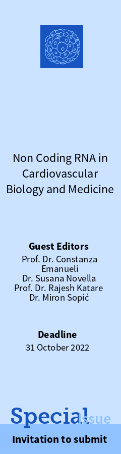 miron_sopic's tweet photo. I am very pleased to be part of the guest-editing team 
for the special issue in the journal #Cells (IF=6.600) with the topic Non-Coding RNA in Cardiovascular Biology and Medicine. SI is proposed by #CardioRNA members.
The details for SI: https://t.co/aJ9eHa0FwE https://t.co/YXLRC0lYWV