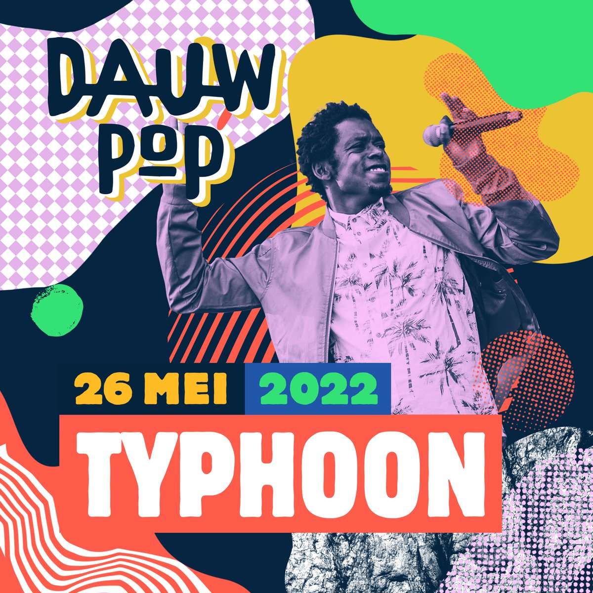Typhoon 🔹 WIES 🔹 Son Mieux 🔹 Heavy Lungs 🔹 Bökkers 

Deze 5 acts zijn (her)bevestigd voor Dauwpop op 26 mei 2022! 🌳 

🎟 26 mei is uitverkocht, voor vrijdag 27 mei zijn er tickets te koop via dauwpop.nl/tickets.