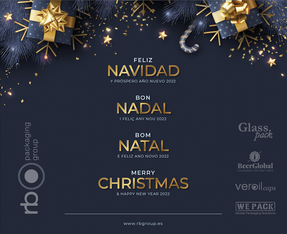Glass_Pack's tweet photo. De parte de #GlassPack #BeerGlobal y todo el equipo de #RBgroup os deseamos unas felices fiestas!! 🍻🍾 https://t.co/R4MCazfdf4