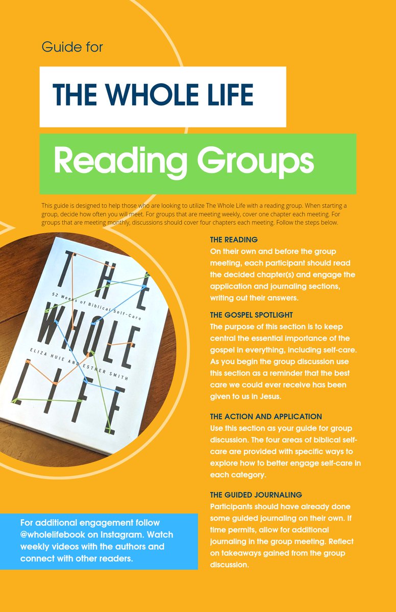 WholeLifeBook's tweet photo. Read The Whole Life together in 2022. 

Read with your friends, your team, your neighbors,  your family, your community group, your book club, or with us on The Whole Life Instagram page.

Grab a copy of the book. Invite others. Read along.

#2022
#newyear #selfcare https://t.co/rlTbUlbfHT