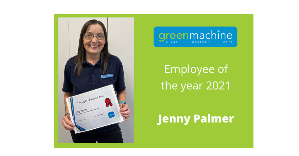 We are pleased to announce, that Jenny Palmer has been awarded the prestigious Green Machine Employee of the Year Award for 2021.

Read more https://t.co/LRtd7e4Zw8 https://t.co/T5NAlR6ia1