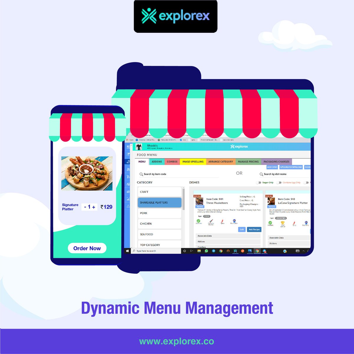 explorex_inc's tweet photo. When we say Explorex is here to solve all your problems, we aren't just kidding. Got a cloud kitchen? We have a platform to take care of all the needs of your business!
Check out https://t.co/PSqjt77t6D
#digitisedbusiness #techproduct #cloudkitchens #restaurantmanagement #OS https://t.co/Y8GbFzp7ti