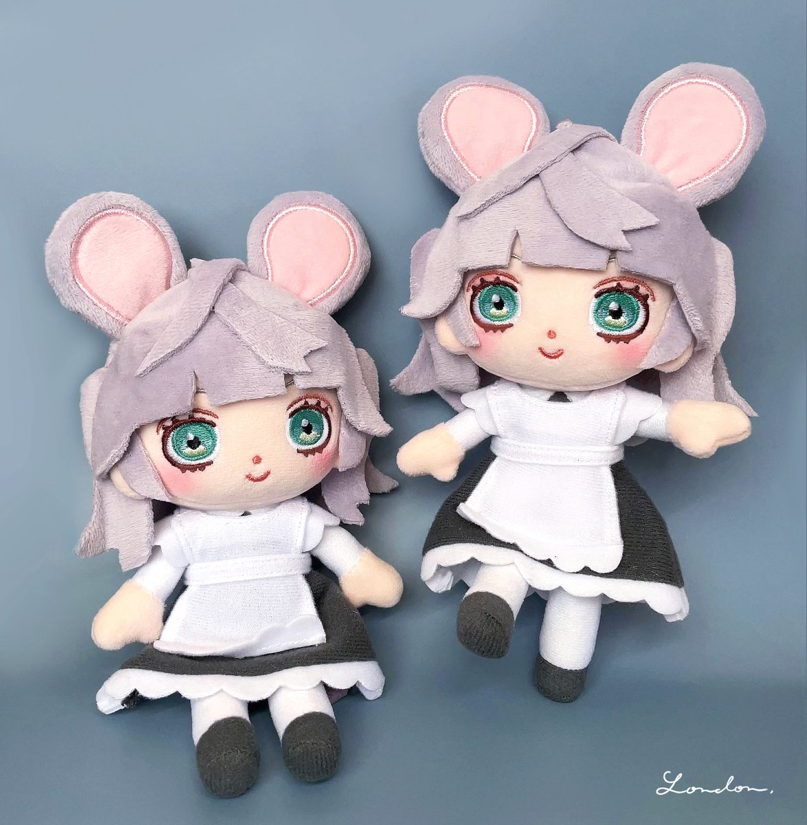 「<おしらせ🐁>
ラットちゃんぬいぐるみの通販始めました。ぬいぐるみと原画、イラ」|城咲ロンドンのイラスト
