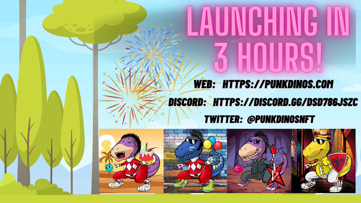 We're almost there! 😲
<a href="/punkDinosNFT/">Punk Dinos </a>

punkdinos.com

discord.gg/PXgHcazA3j

#NFT #NFTs #NFTGiveaway #NFTcollection #Metaverse #DinoVerse #punkdinos #NFTdrop #exciting #Goodtimes #Tuesday #tuesdaymotivations