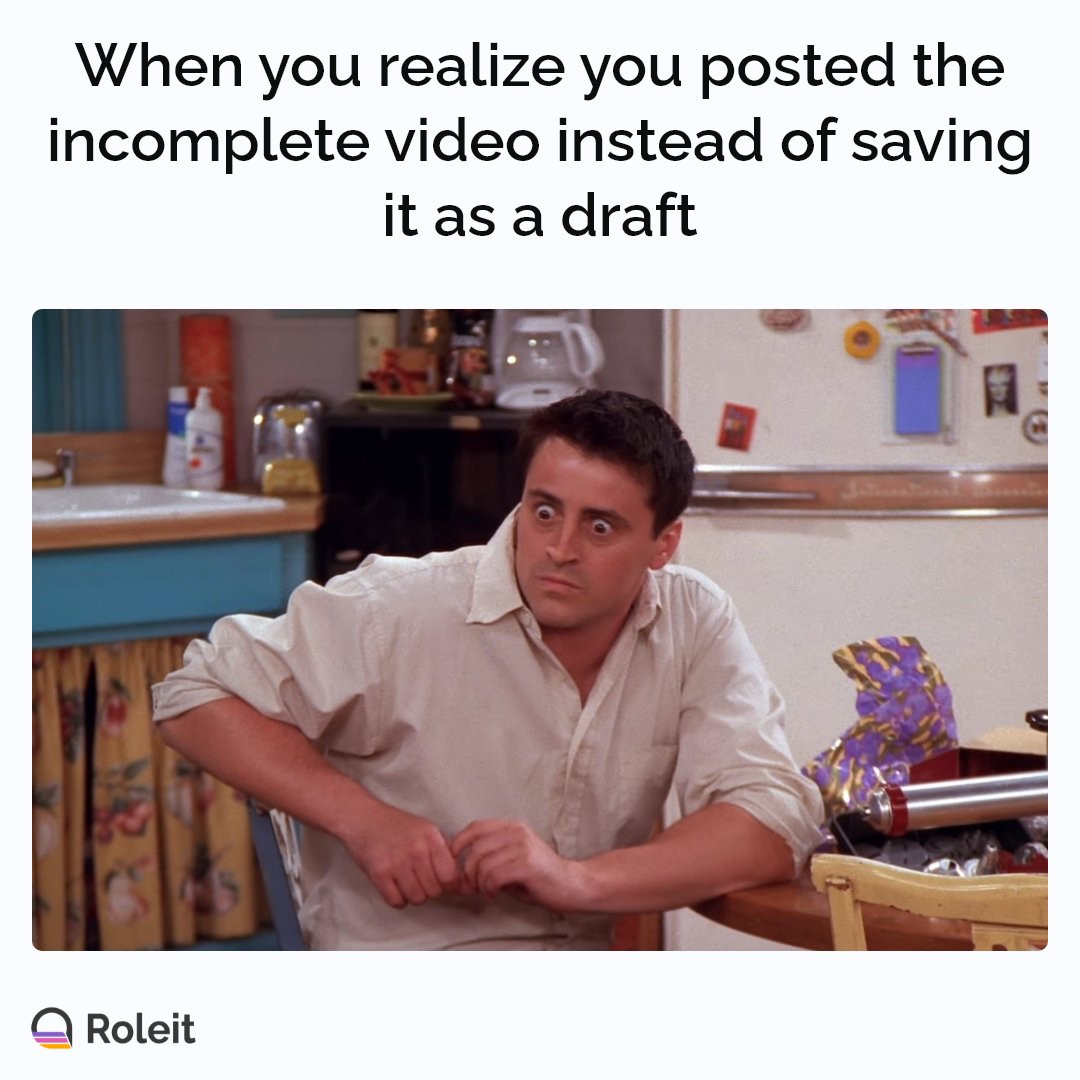 roleitapp's tweet photo. Ohhhh my godddd!
#video #friendsmemes #creatorchallenge #creatorlife #postingchallenge #roleit #shortvideo https://t.co/f8vCJjmqsu