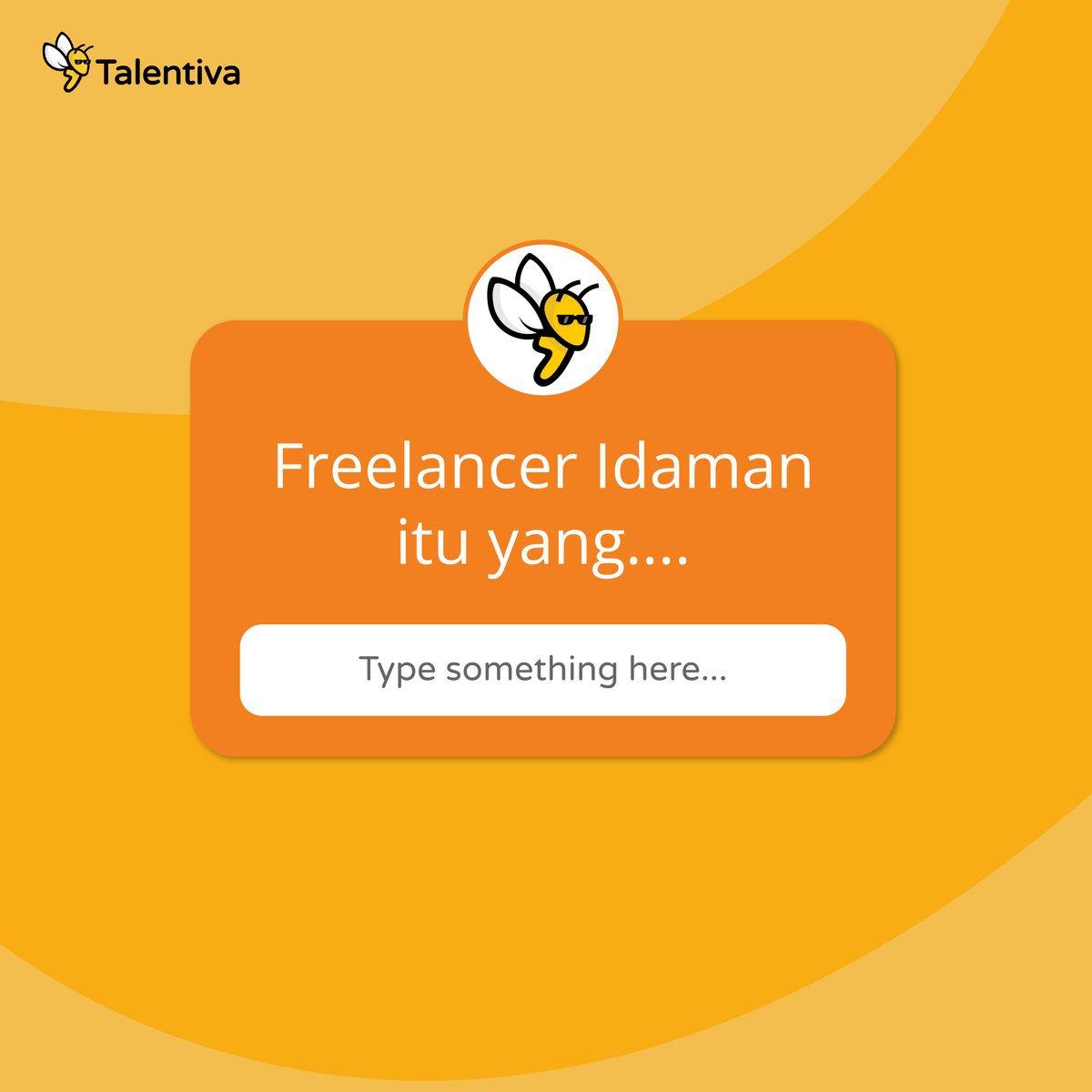 Talentiva's tweet photo. Coba komentar dibawah ini yuk Freelancer Idaman klien itu freelancer yang... 

#freelance #freelancerindonesia #freelancejakarta https://t.co/JKUP2XQVdr