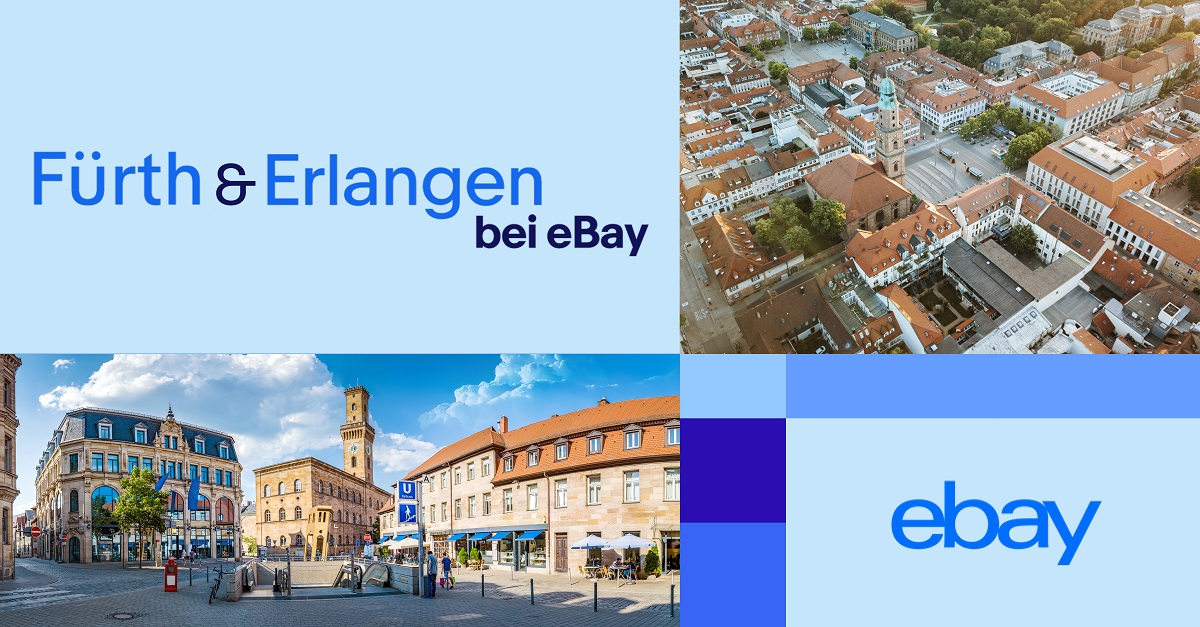 eBayDE's tweet photo. Herzlichen Glückwunsch, @nuernberg_de zum „Lokaler Handel Award 2021“ 🏆 Nürnberg setzt sich in besonderem Maße für den regionalen Handel ein.
Zudem dürfen wir nun auch @stadtfuerth und @erlangen_de als neue eBay-Städte begrüßen! #eBay #PartnerdesHandels #eBayDeineStadt https://t.co/AbtMSy5K4q