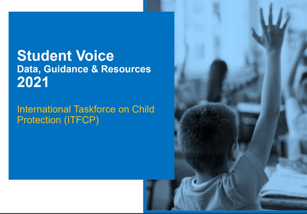 The International Task Force on Child Protection (ITFCP) posted a new report on student voice to aid schools as they consider how to seek and incorporate student voice in their safeguarding programmes and practices. 

Read the latest task force update: bit.ly/3m9w71i