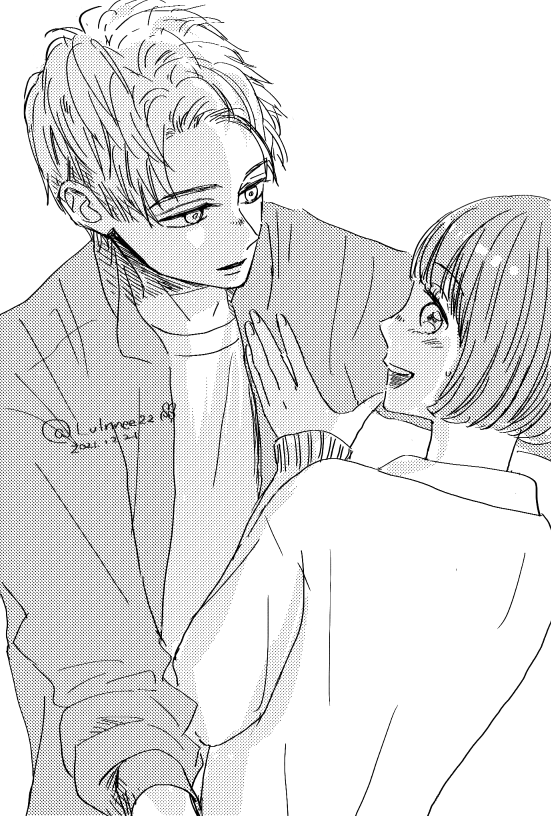 先輩シリーズ
～距離が異様に近い先輩～

#毎日お絵かき
#イラスト
https://t.co/PtYRaDnwVy 
