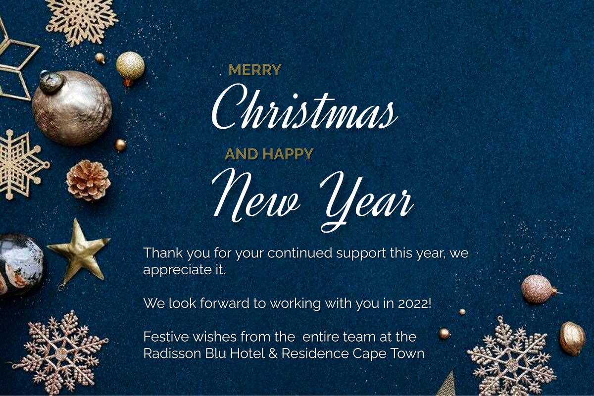 It's been quite the year, but we are thankful and look forward to 2022!  A blessed festive season to all