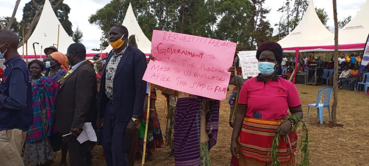 UNFPAUganda's tweet image. Happening: Sabiny culture day celebrations themed: "Everybody Must Participate to End #FGM Now" at Amanang Play Ground, #Bukwo district. Under @GPtoEndFGM,
@UNFPAUganda is working with @actionaiduganda to accelerate abandonment of #FGM &amp;amp; other harmful practices. #LiveYourDreamUG
